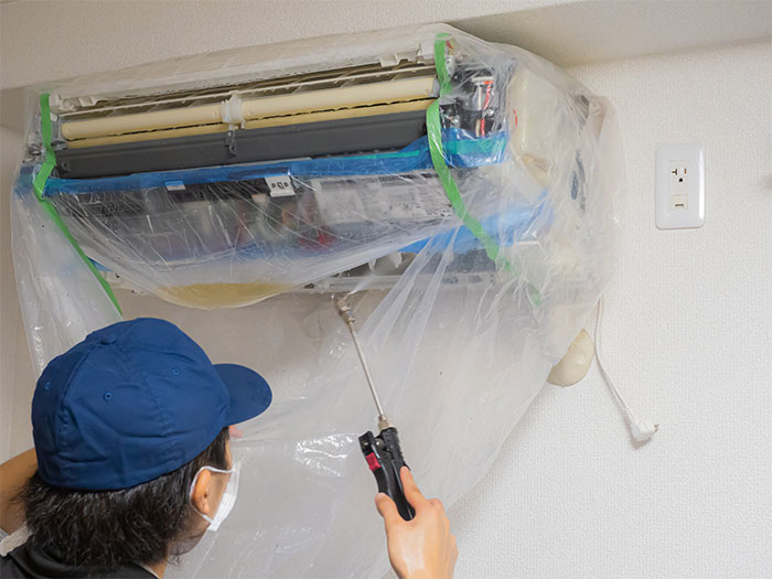 エアコン内部のおそうじ